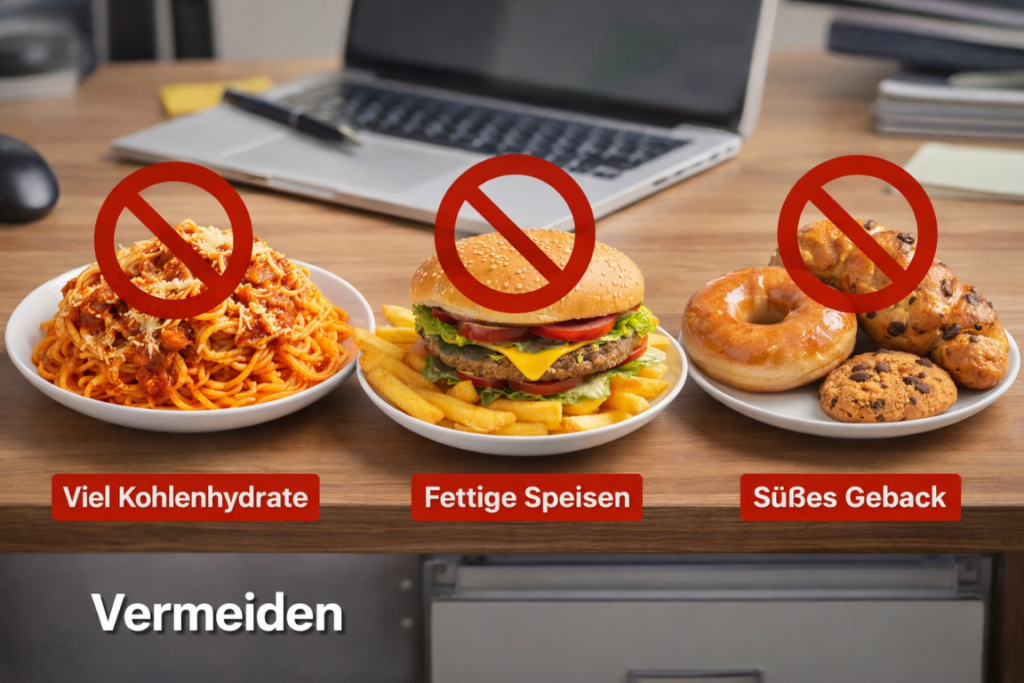 lebensmittel die nach dem mittagessen müde machen