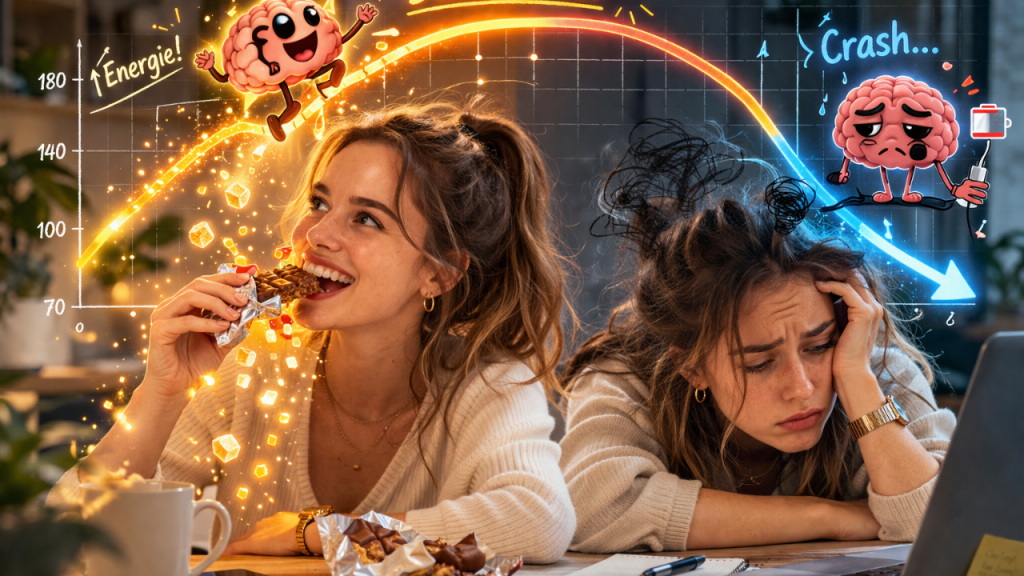 Warum fühlen sich viele nach süßen Snacks müde?